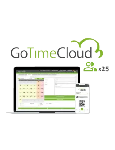 ZKTECO Licencia nube control de presencia - 25 usuarios / 25 APPs incl