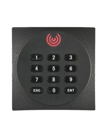 ZKTECO Lector de acceso - Acceso por tarjeta EM/MF DESFire y PIN - Ind