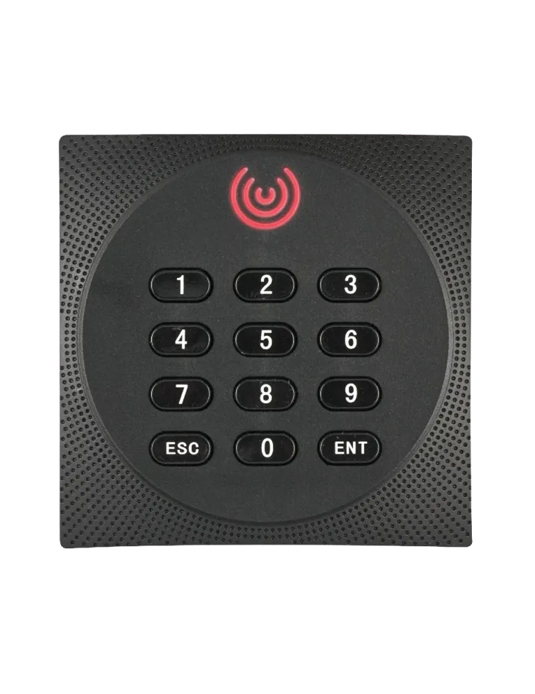 ZKTECO Lector de acceso - Acceso por tarjeta EM/MF DESFire y PIN - Ind
