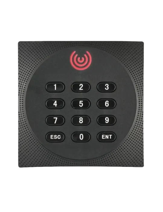 ZKTECO Lector de acceso - Acceso por tarjeta EM/MF DESFire y PIN - Ind