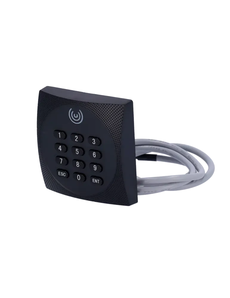 ZKTECO Lector de acceso - Acceso por tarjeta EM/MF DESFire y PIN - Ind