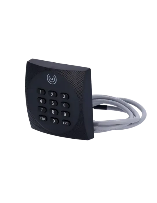 ZKTECO Lector de acceso - Acceso por tarjeta EM/MF DESFire y PIN - Ind