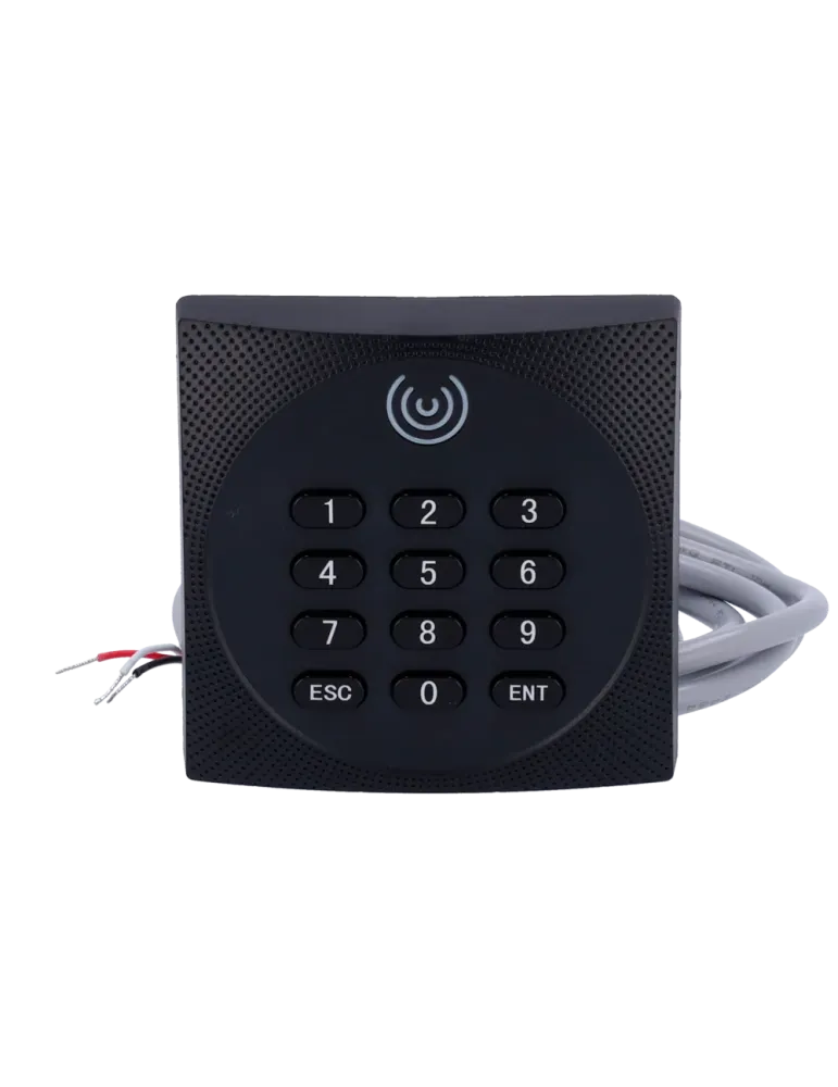 ZKTECO Lector de acceso - Acceso por tarjeta EM/MF DESFire y PIN - Ind