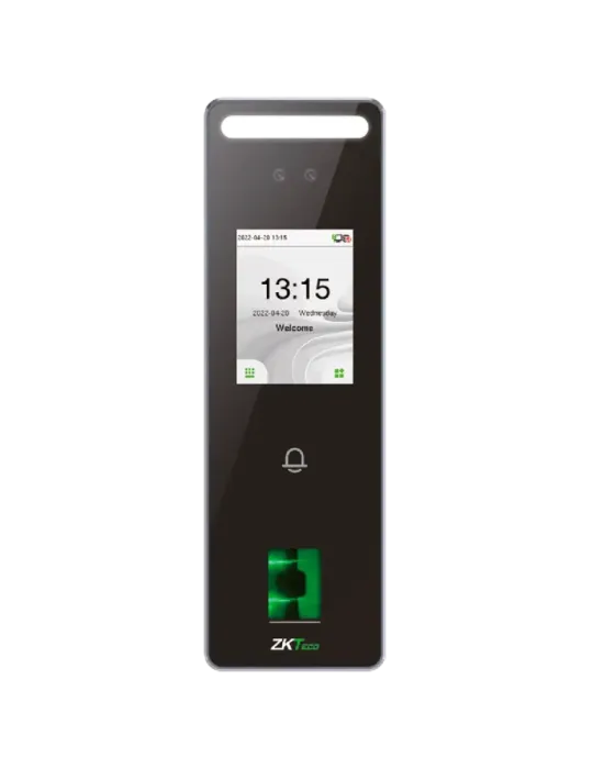 ZKTECO Control de acceso y presencia IP65 - Facial, huella, tarjeta EM
