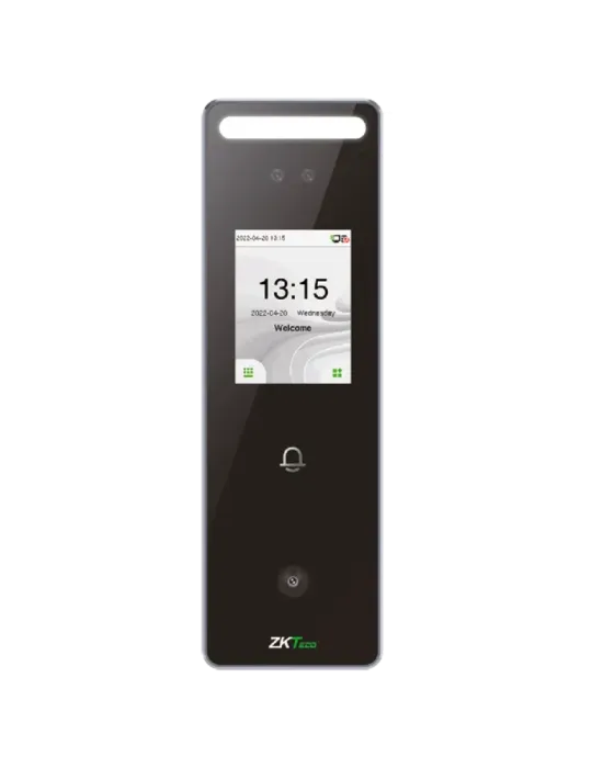 ZKTECO Control de acceso y presencia IP65 - Facial, tarjeta EM, QR y P
