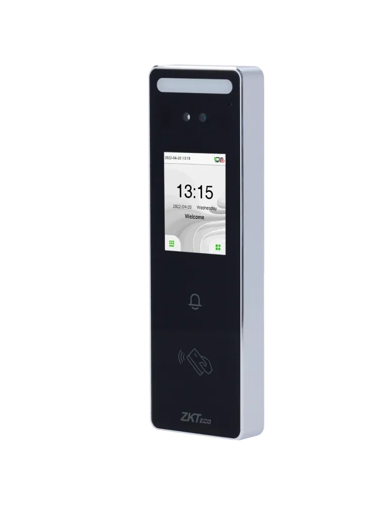 ZKTECO Control de acceso y presencia IP65 - Facial, tarjeta EM y PIN -