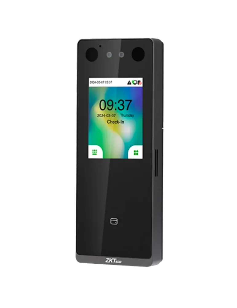 ZKTECO Control de presencia y acceso simple IP65 - Facial, tarjeta EM