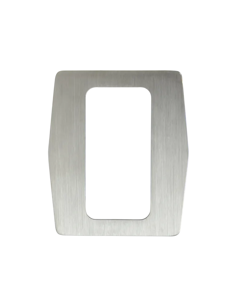 ZKTECO Placa de acero personalizada para tornos - Embellecedor para le