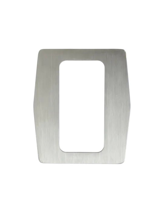 ZKTECO Placa de acero personalizada para tornos - Embellecedor para le