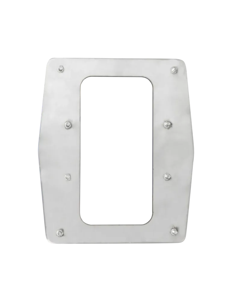 ZKTECO Placa de acero personalizada para tornos - Embellecedor para le