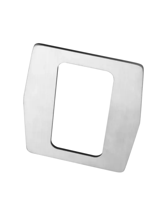 ZKTECO Placa de acero personalizada para tornos - Embellecedor para le