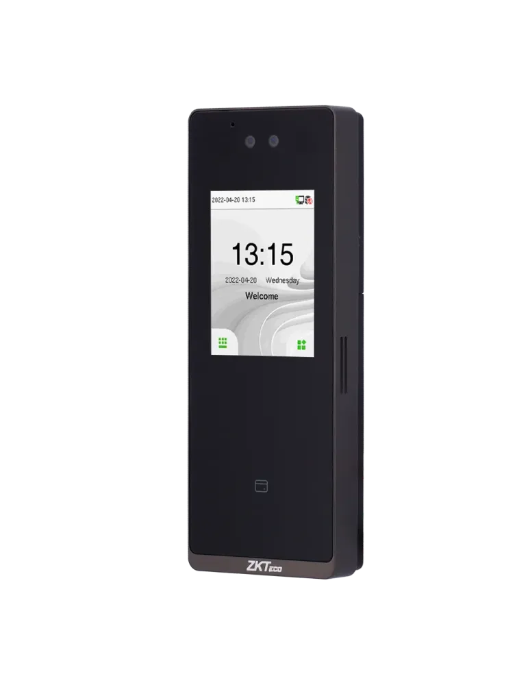 ZKTECO Control de acceso y presencia IP65 - Facial, tarjeta EM y PIN -