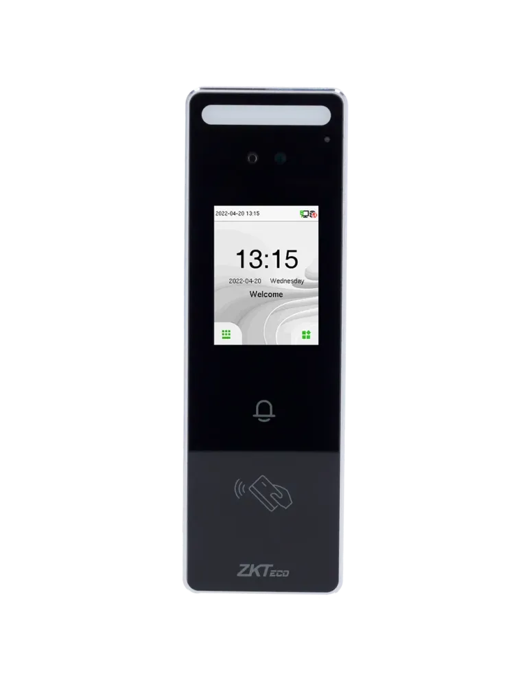ZKTECO Control de acceso y presencia IP65 - Facial, tarjeta MF y PIN -