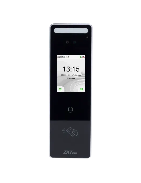 ZKTECO Control de acceso y presencia IP65 - Facial, tarjeta MF y PIN -