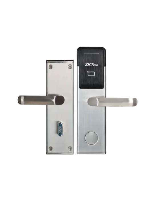 ZKTECO Cerradura de hotel online - Apertura por tarjeta MF - Backset 7