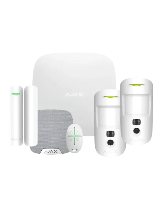 Kit de Alarma Profesional Ajax: Seguridad Certificada Grado 2 Kit de Alarma Profesional Ajax: Seguridad Certificada Grado 2