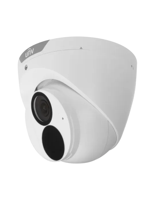 Cámara Turret IP UNV 4MP con WDR 120dB y Protección Inteligente de Perímetro Cámara Turret IP UNV 4MP con WDR 120dB y Protección Inteligente de Perímetro