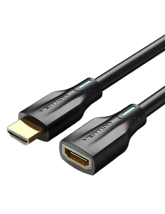 Cable alargador hdmi 8k vention ahbbf/ hdmi macho - hdmi hembra/ 1m/ negro Cable alargador hdmi 8k vention ahbbf/ hdmi macho - hdmi hembra/ 1m/ negro