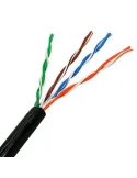 Bobina de cable rj45 para exteriores utp aisens a133-0213 cat.5e/ 305m/ impermeable/ negro