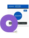 Bobina de cable rj45 awg23 utp aisens a135-0747 cat.6/ lszh/ 100m/ violeta
