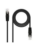 Cable de red rj45 utp nanocable 10.20.0401-bk/ cat.6/ 1m/ negro