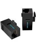 Adaptador conector rj45 ipgb0-5 cat6 utp/ rj45 hembra - rj45 hembra/ 5 uds/ negro