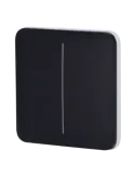 Compra el Panel Táctil LED Ajax para Interruptor de Luz Doble - Negro