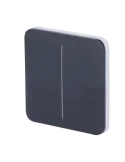 Compra Ahora el Panel Táctil LED Grafito para Interruptor de Luz Doble