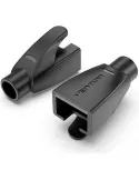 Funda protectora rj45 vention iodb0-50/ 50 uds/ negro