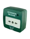 DMTECH DMT-D9000-MCP-G: Panel de Extinción Manual Verde con Pulsador Rearmable