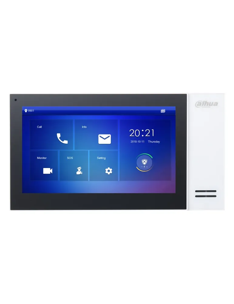 Monitor Táctil Dahua VTH2421FW-P 7" - PoE, SIP2.0 y Alarma