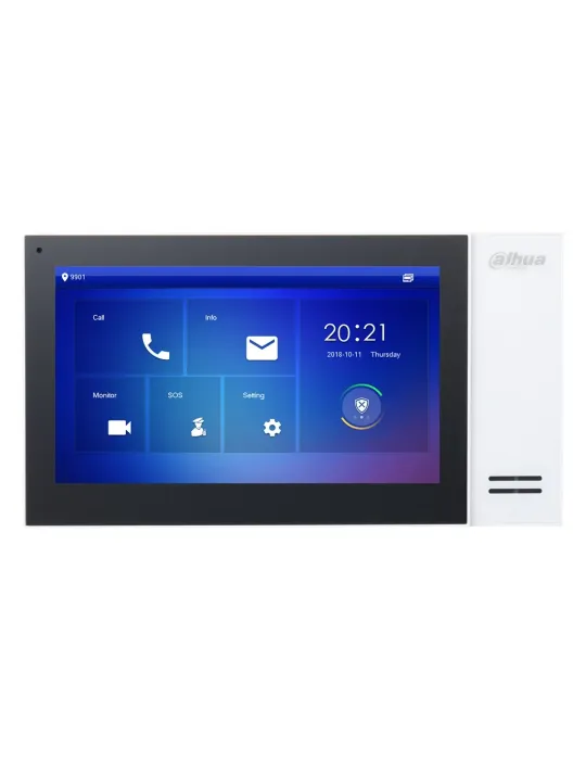 Monitor Táctil Dahua VTH2421FW-P 7" - PoE, SIP2.0 y Alarma