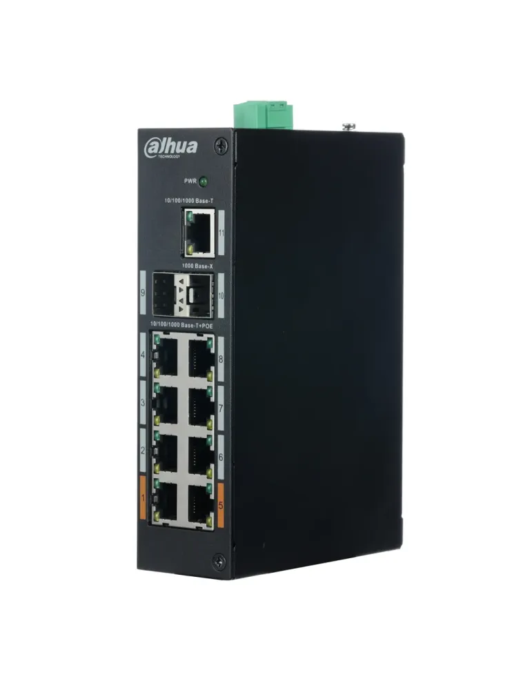 Switch PoE DAHUA PFS3211-8GT-120 | 8 Puertos Gigabit 120W