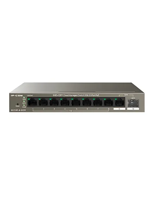 IP-COM G2210P-8-102W: Switch PoE Avanzado para Redes Estables