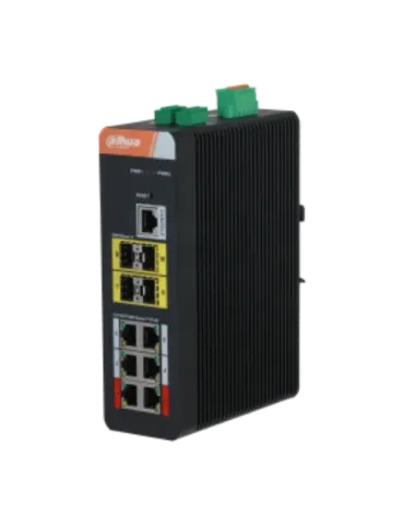 DAHUA IS4410-6GT-120: Switch Gigabit PoE para Instalaciones de Seguridad