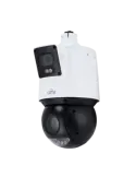 Cámara IP UNIVIEW Dual-Lens 4MP con PTZ y Funciones Inteligentes
