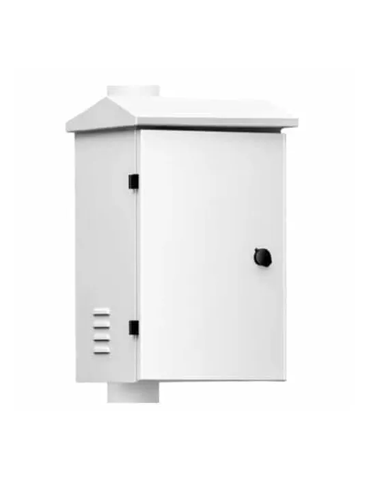 Báculo con caja IP55 y ventilador para instalaciones seguras