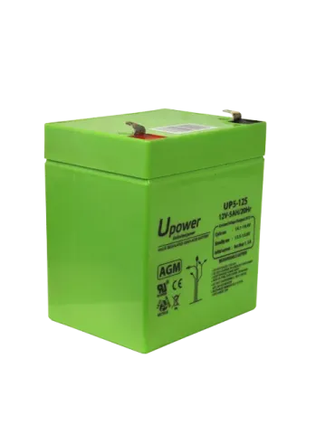 Batería Plomo Ácido AGM MCi BATT-1250U - 12V, 5Ah para Instalaciones Profesionales