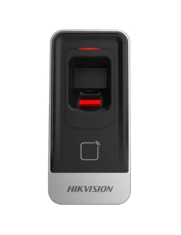 Lector de Huella y Tarjetas Mifare HIKVISION DS-K1201AMF para Instalaciones de Seguridad