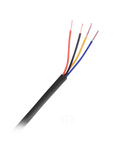 Bobina de Cable MCi MC-CA4-100B-H de 100m para Alarmas y Seguridad