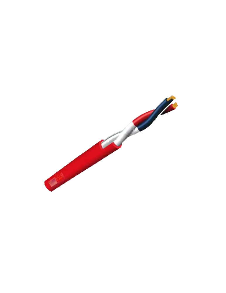 MCi MC-FRC15-100-C: Bobina de Cable Trenzado Resistente al Fuego