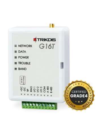 TRIKDIS TX-G16T_2G - Comunicador para Alarmas con Control Remoto