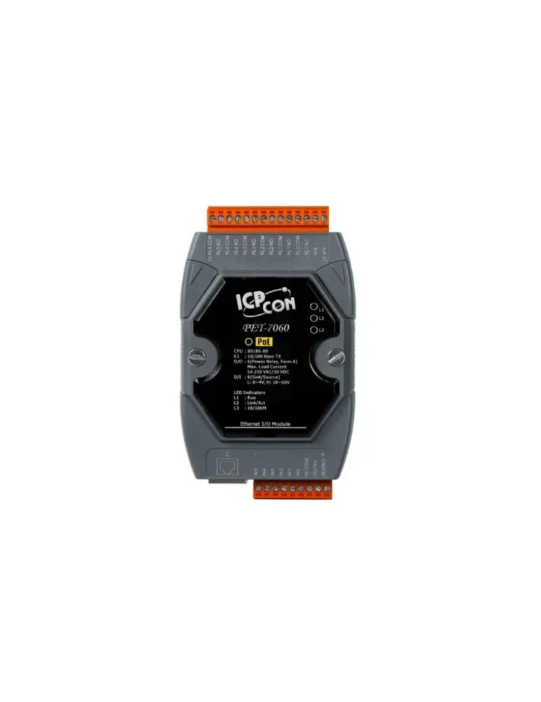 VAELSYS VA-6DI-6PR-POE: Módulo Ethernet de 6 Canales