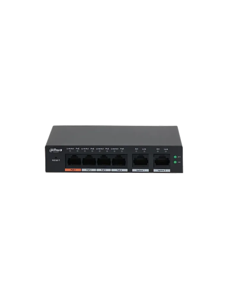 DAHUA S4100-4ET2ET-60-C: Gestión Remota y Topología de Red