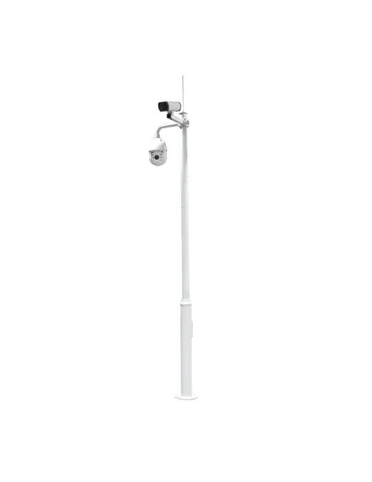 KIT-BACULO-40-BLANCO: Soporte Altura 4m para CCTV