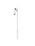 KIT-BACULO-40-BLANCO: Soporte Altura 4m para CCTV