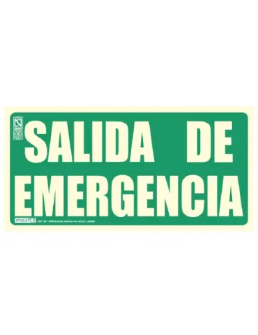 MCi EV273N - Señal de Emergencia 29,7x15cm para Instalaciones Profesionales