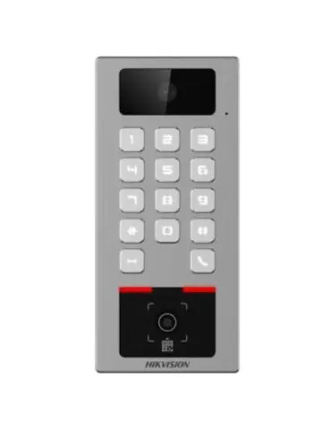 HIKVISION DS-K1T502DBWX-CQR: Terminal 2en1 para Control de Acceso y Videoportero