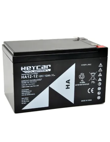 Batería sellada MCi HA12-12: Solución segura y eficiente para instalaciones