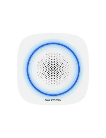 Sirena Inalámbrica HIKVISION DS-PS1-I-WE para Sistemas de Seguridad
